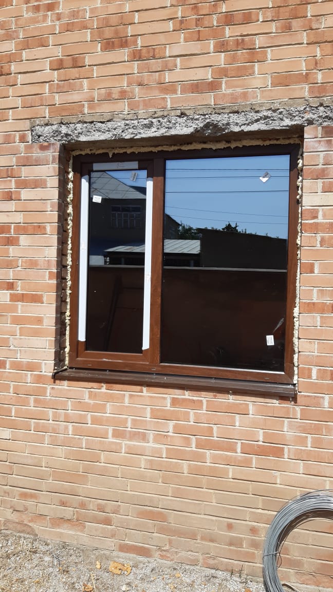 одностворчатое ламинированное окно